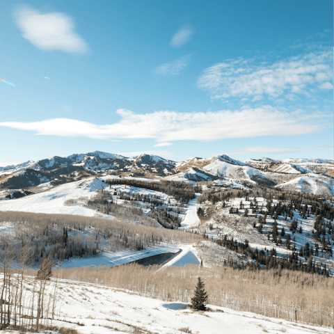 Stay within walking (or skiing) distance of Park City's pistes