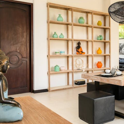 Enjoy the thoughtfully curated art