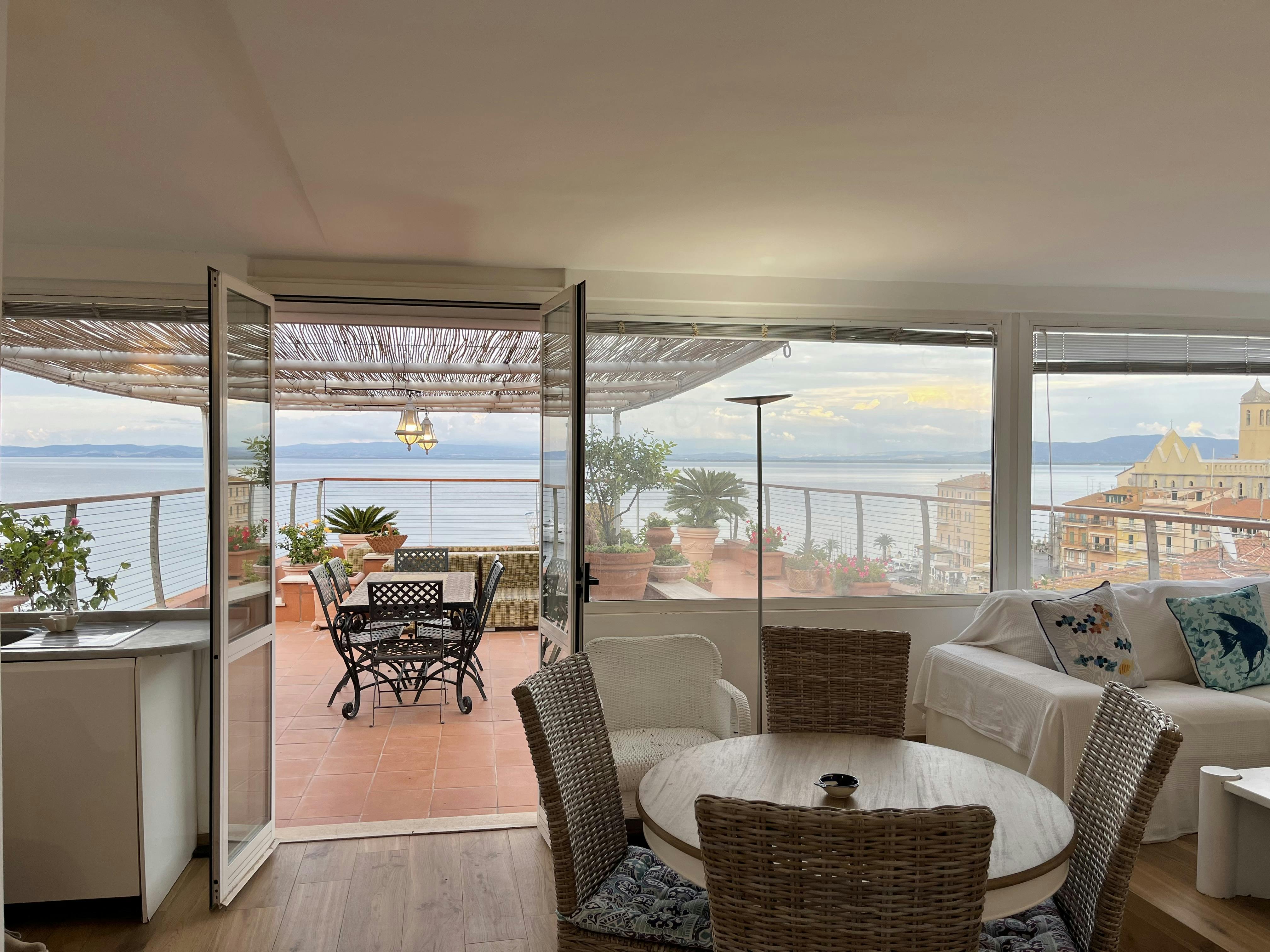 Glittering Blue View