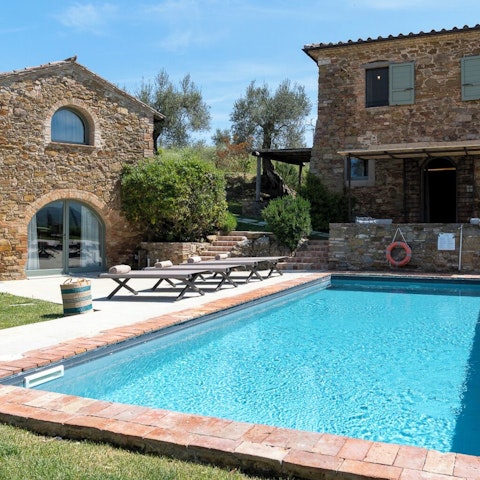 Spend blissful afternoons lounging by the pool