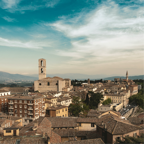 Enjoy an adventure to the beautiful city of Perugia