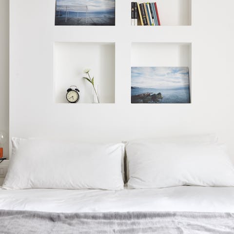 Stay amidst perfectly curated accents in a chic studio