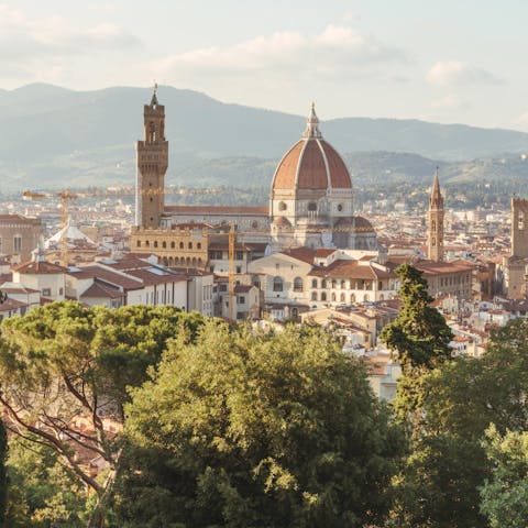 Explore Florence, including the Florence Cathedral, just over a five-minute stroll away