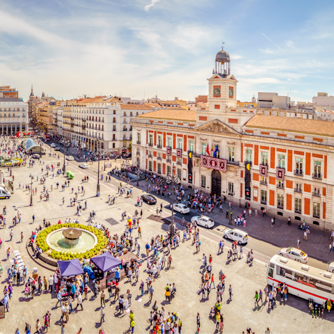 Explore the La Letra area of Madrid with its many museums and galleries