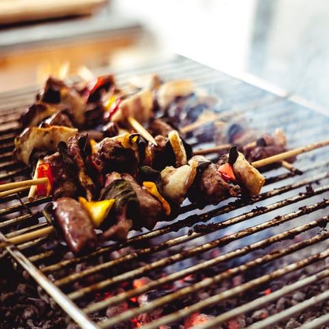 Cook up a feast on the barbecue and dine alfresco