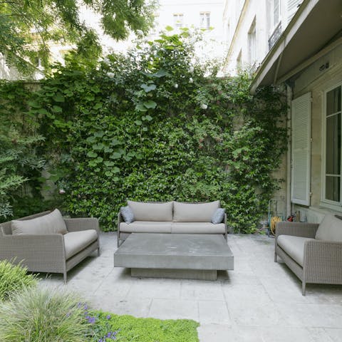 Come home with a handful of pastries to enjoy alfresco in the back garden