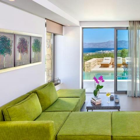 Spread out and unwind in the stylish and light-filled living room