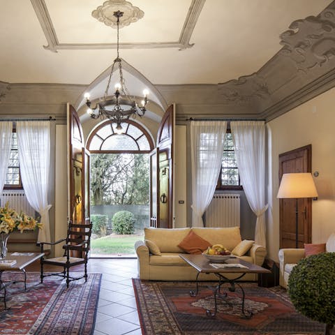 Fall in love with the authentic Tuscan interiors