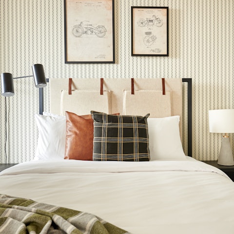 Enjoy an unbroken night's sleep in the tranquil atsmosphere of the bedroom