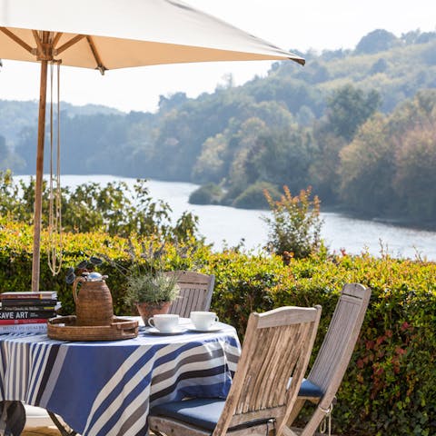 Enjoy the views of the Dordogne