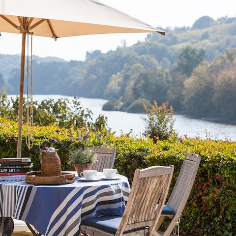 Enjoy the views of the Dordogne