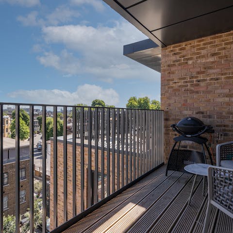 Enjoy your morning coffee out on the terrace