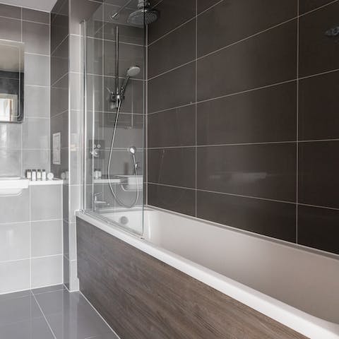 Have a soak in the bath tub after a day exploring
