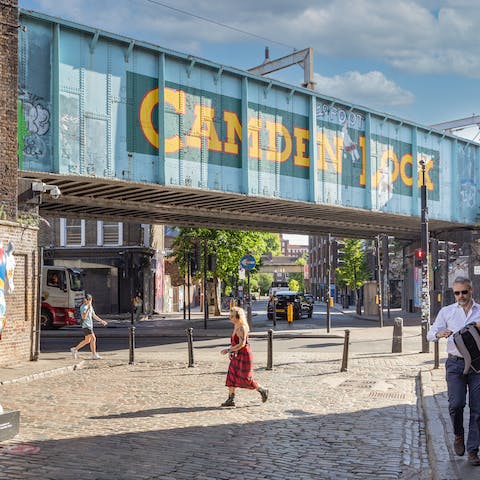 Explore colourful Camden from your front door
