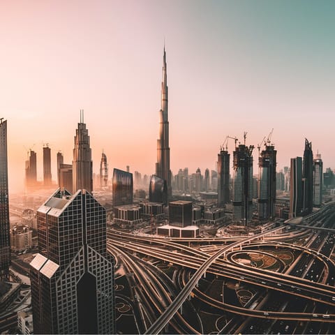 Explore the vibrant heart of Dubai – a short bus ride away