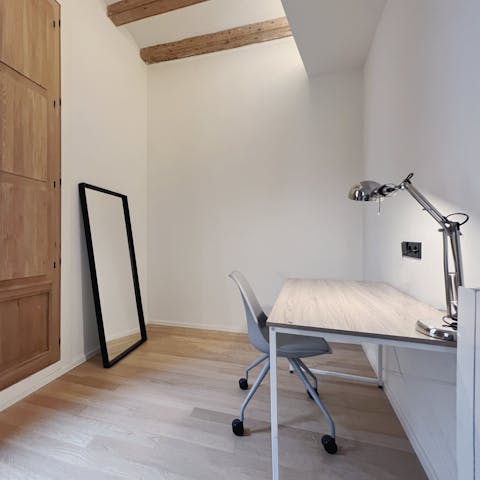 Catch up on work during your stay in the dedicated office space