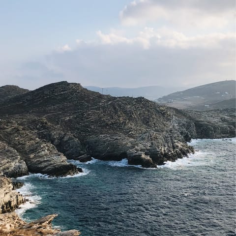 Immerse yourself in an oasis of beauty, just a five–minutes drive away from the heart of Paros