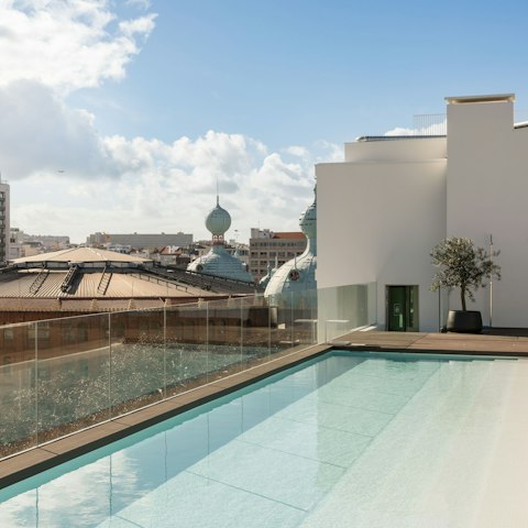 Feel refreshed and relaxed after a swim in the pool