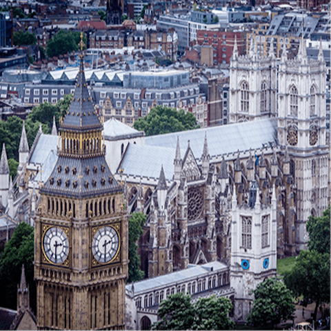 Take a twenty-minute train ride to explore central London