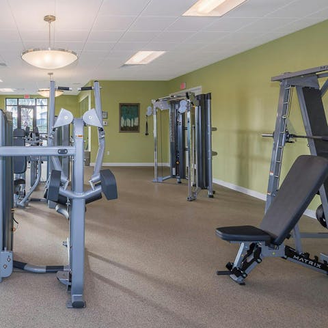 Energise your stay with an uplifting workout in the gym