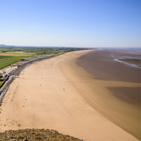 Spend the day in Burnham-on-Sea, just 2 miles away