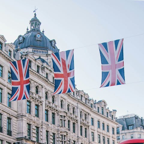 Embrace the buzz of central London – a short train ride away