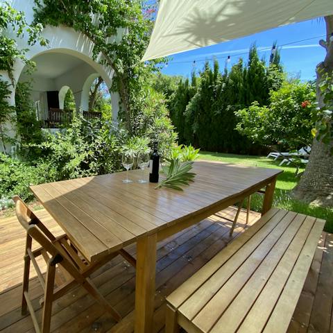 Get together for long, lazy lunches here