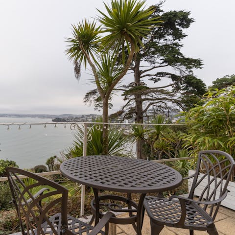 Take your morning espresso out to the balcony and breathe in the sea air