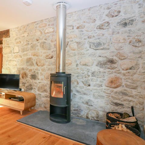 Sit by the log burner when the Scottish weather turns colder