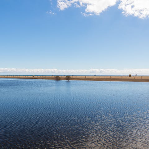 Head down to the waters and golden sands of Maspalomas Beach, just one hundred metres from your door