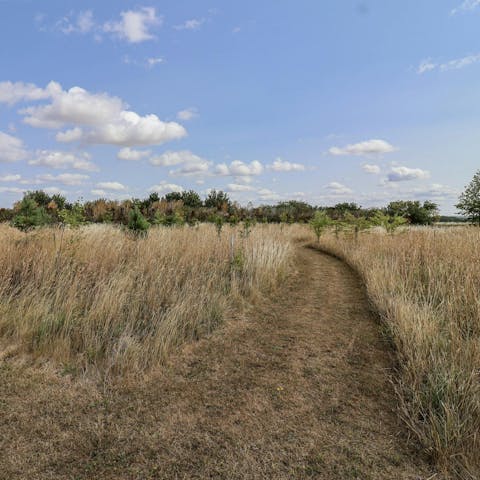 Reconnect with nature, with the fields of the Cotswolds right on your doorstep