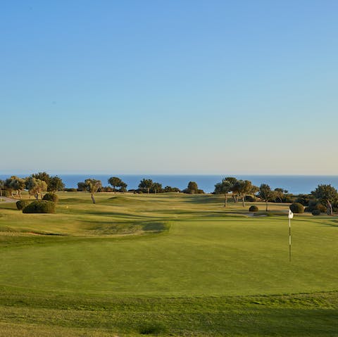 Hit the links at the resort's golf course