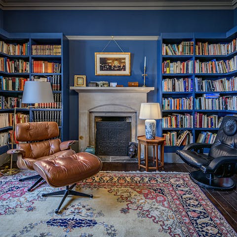 Spend your time getting lost in the shelves of this mini library