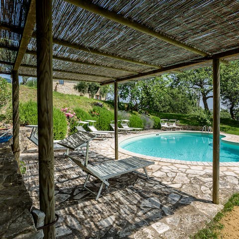 Sip lemonade in the shade when the sun gets too hot