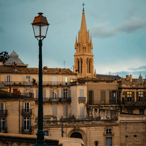 Explore Montpellier Saint Peter's Cathedral, a short walk away