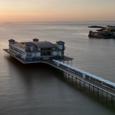 Take the family to the Grand Pier for classic seaside fun