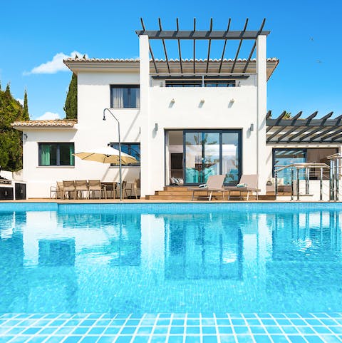 Take a dip in your incredible infinity pool