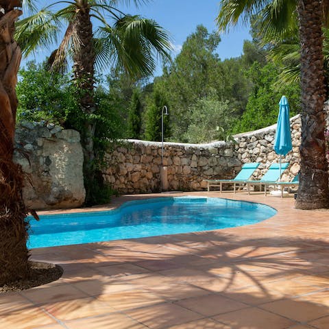 Dive into the crystalline pool