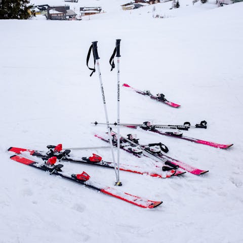 Hit the Telluride slopes directly from the home