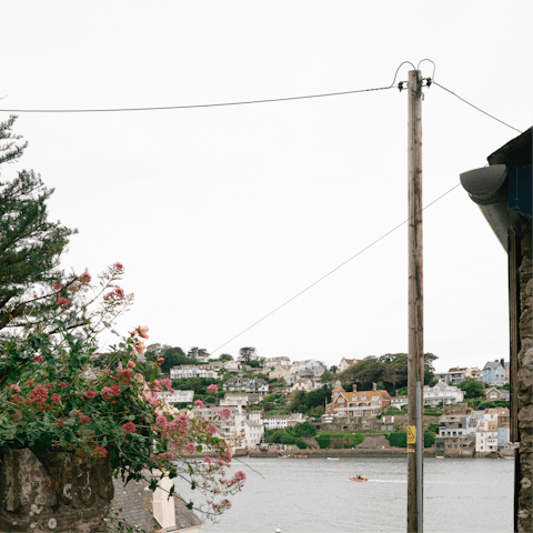 Book a boat cruise down at Salcombe's harbour, just a stroll away