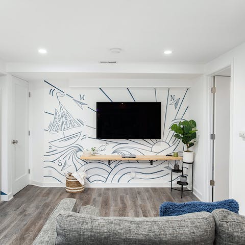 Admire the work of local artists throughout the home