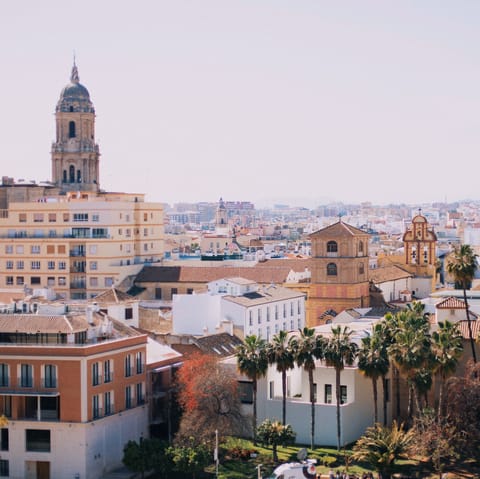 Hop in the car and enjoy a day trip to Málaga, about 40km away