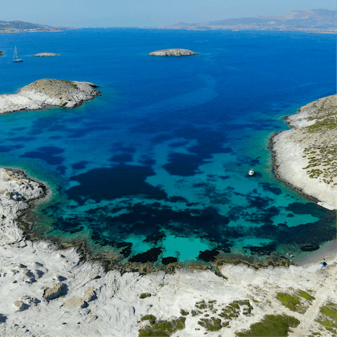 Discover Halkidiki from the picturesque village of Vourvourou