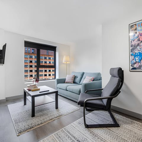 Spend relaxed evenings chilling on the sofa