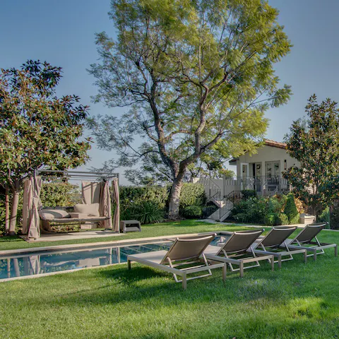 Spend days chilling out by the pool