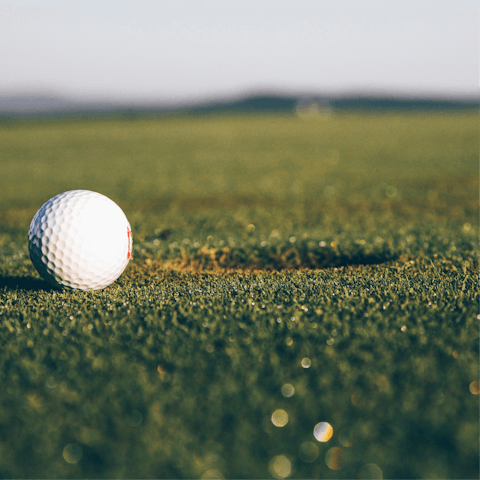 Break up beach or pool days at Pollensa Golf Course, just a short drive away