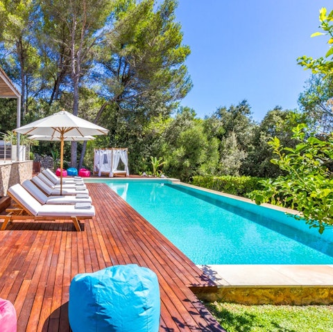 Make poolside lounging your only firm plan for the day