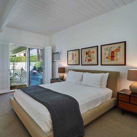 Draw the shutters for a peaceful night’s sleep – it’s blissfully quiet here