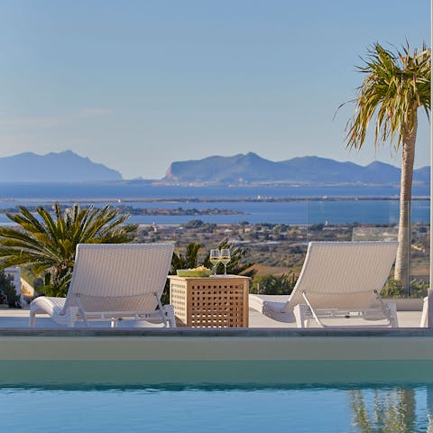 Soak up the rays with picture-perfect views of the Aeolian Islands