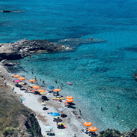 Spend the day by the sea – the coast is just fifteen minutes away
